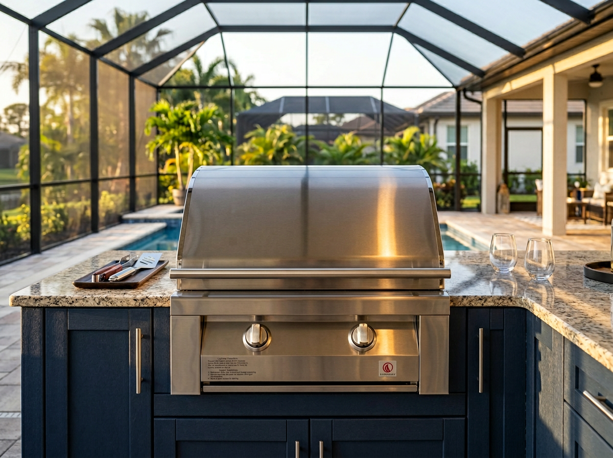 Brisa Resort outdoor kitchen detail