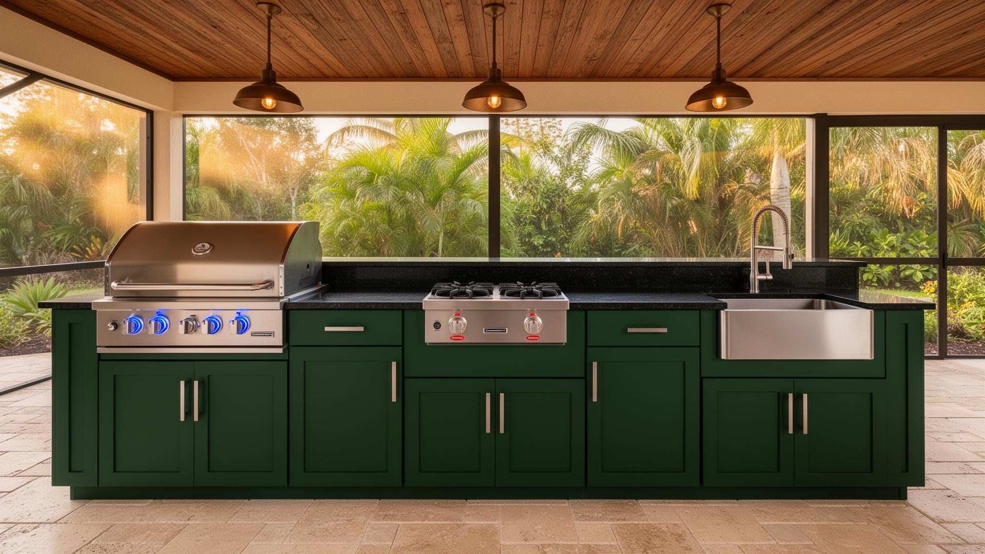 Brisa Signature outdoor kitchen detail